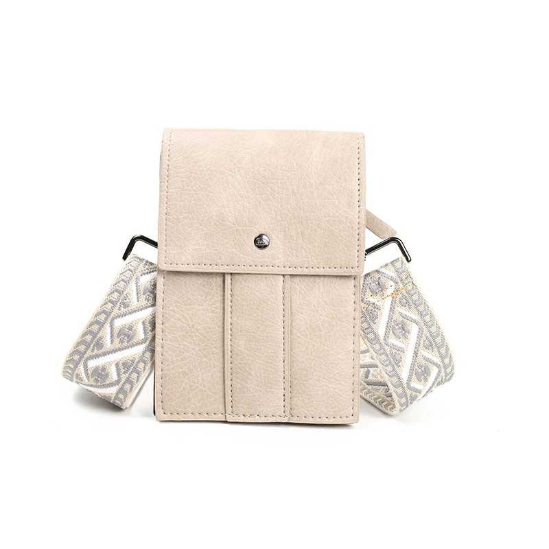 Crossbody telefoontasje voor elke gelegenheid Licht grijs